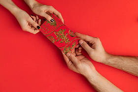 农历新年贺卡照片