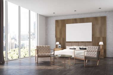 木制卧室, 海报侧面图片