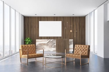 木制辦公、接待及等候區(qū)