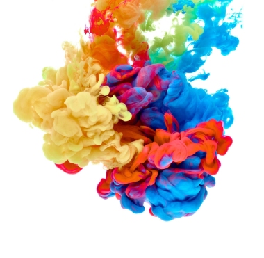 水色液体涂料图片