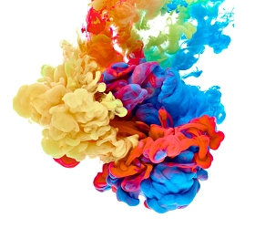 水色液体涂料图片