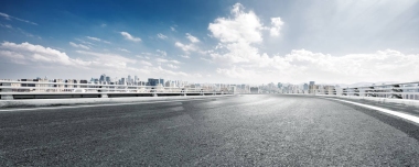 云天杭州城市空沥青路面图片