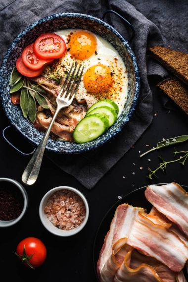 美味早餐套餐圖片