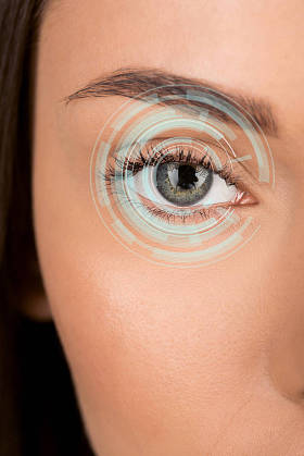 美丽的眼睛的妇女照片