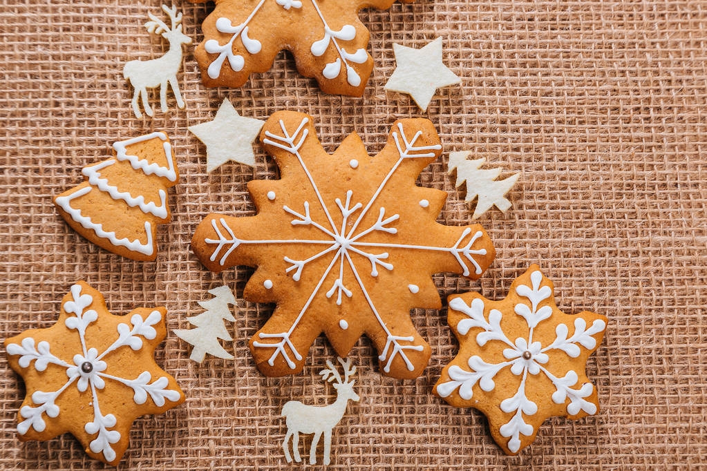 圣诞姜饼饼干图片