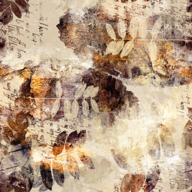 葉和斑點(diǎn)無(wú)縫模式照片