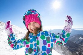 孩子在冬天的时候