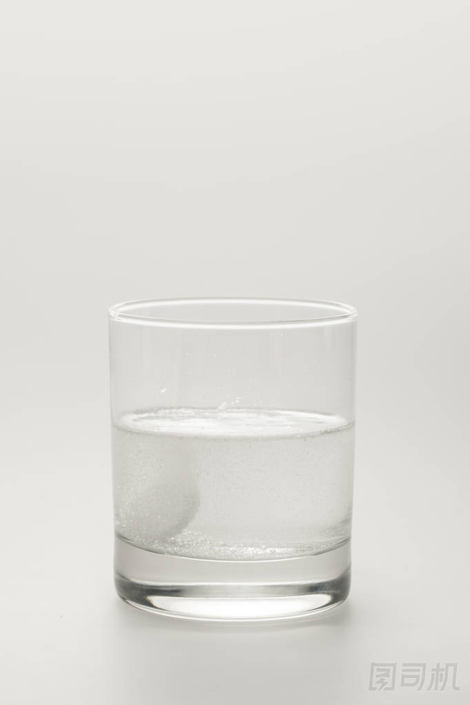 白玻璃水中泡騰丸
