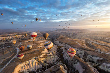 土耳其空中氣球圖片
