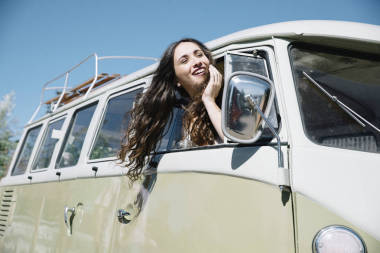 車?yán)锏呐嗄陥D片