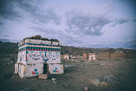 印度喜马拉雅地区的古历史建筑