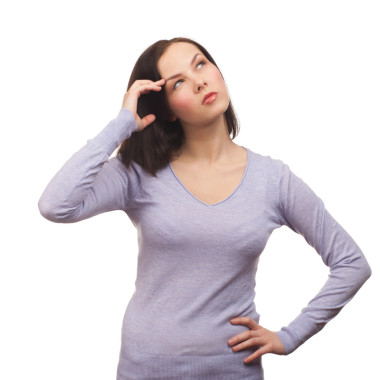 沉思的女人圖片