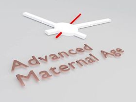 先进的孕产妇年龄概念