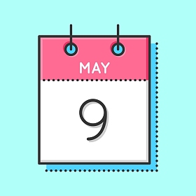 5月日历图标照片