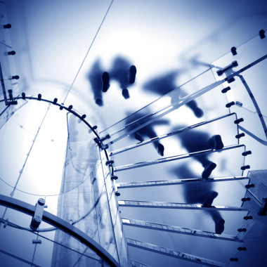 玻璃螺旋樓梯圖片