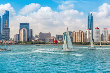 青島市建筑景觀與天際線