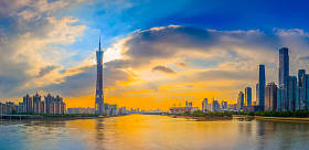 城市的建筑景观I和美丽的天空
