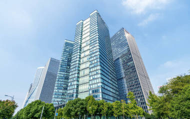 CBD金融區(qū)廣場摩天大樓照片