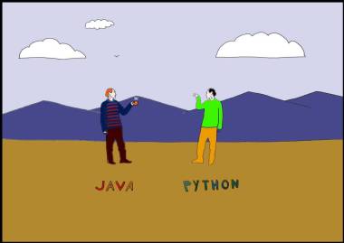 两个人在对方对面图片