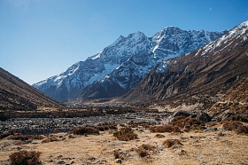 令人惊叹的雪山景观, 尼泊尔, 萨加玛塔, 2014年11月