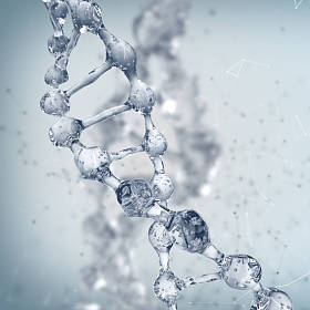 Dna 分子在科学背景