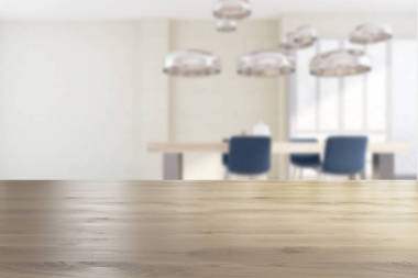 混凝土餐廳模糊