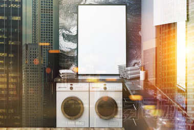 黑色大理石洗手間, 海報色調模糊