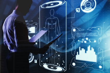 商人與醫(yī)療保健屏幕