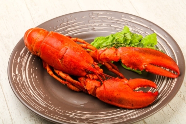 可口美食-準(zhǔn)備吃的水煮龍蝦