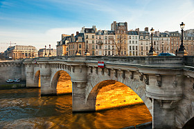 Pont neuf, ile de la cite, paris - Frankrikepont neuf ile de la 举，巴黎-法国