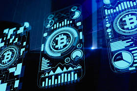 创造性的比特币纹理 图片