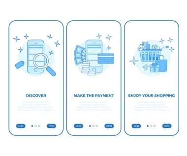  網(wǎng)上購物電子商務(wù)屏幕應(yīng)用圖片