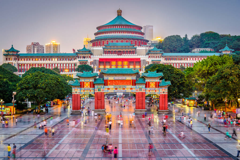 中国重庆人民大会堂 图片