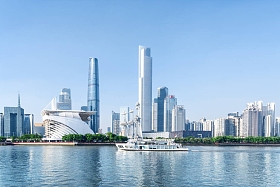 中国广州珠江游船图片