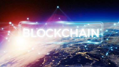 Blockchain 地球3d 渲染