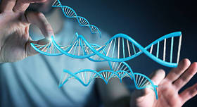 利用现代 Dna 结构 3d 渲染的商人
