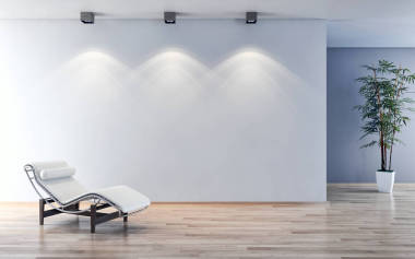 現(xiàn)代明亮的內(nèi)飾。3d 渲染插圖