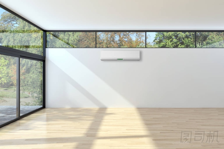 現(xiàn)代室內(nèi)空調(diào)3d 渲染插圖圖片