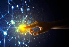 手指触摸界面图片