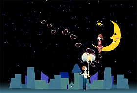 恋人男孩和女孩图片