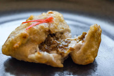 肉末炒芋頭東西圖片