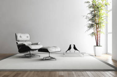 現(xiàn)代明亮的內(nèi)飾3d 渲染插圖