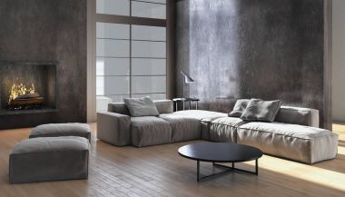 現(xiàn)代明亮的內(nèi)飾3d 渲染插圖