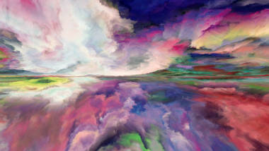 畫抽象風(fēng)景