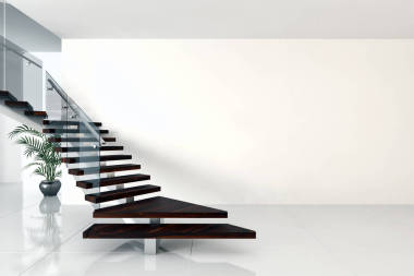 現(xiàn)代明亮的內(nèi)飾3d 渲染插圖