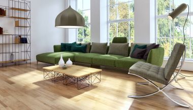 現(xiàn)代明亮的內(nèi)飾3d 渲染插圖