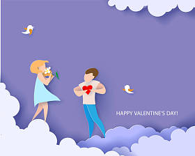 情人节卡片图片