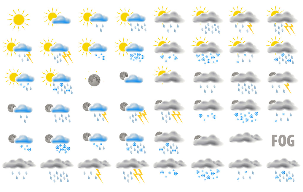 web 的天气图标图片 web 的天气图标图片