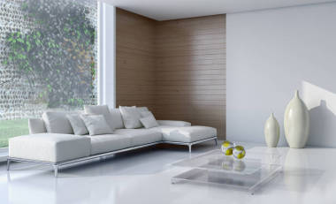 現(xiàn)代明亮的內(nèi)飾3d 渲染插圖