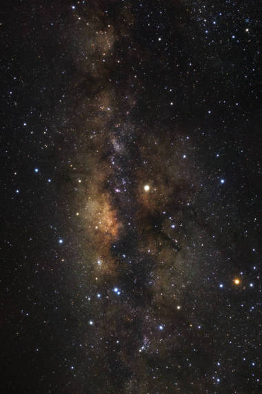 銀河系恒星和空間在宇宙中的塵埃